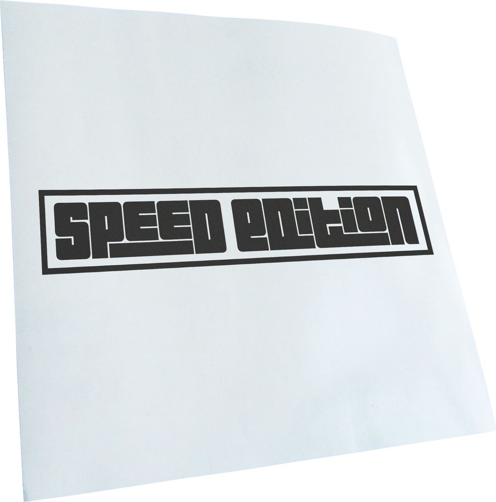 Kiwistar - Autoaufkleber - Speed Edition - Grau - 20x4cm - Aufkleber für Auto, Laptop, Fahrrad, LKW, Motorrad mehrfarbig JDM Decal Racing