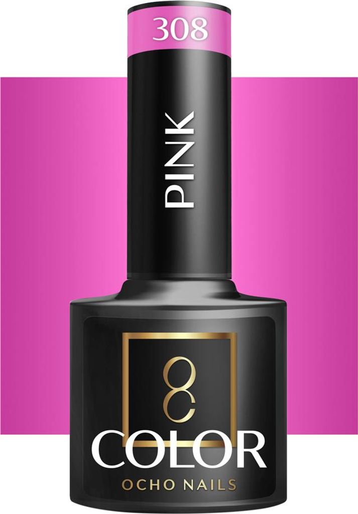 OCHO NAILS Hybrid-Nagellack rosa 308 -5 g