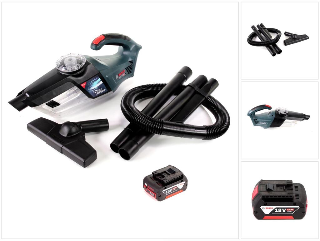 Bosch GAS 18V-1 Aspirateur sans fil 18V + 1x batterie 5,0Ah Image du produit 