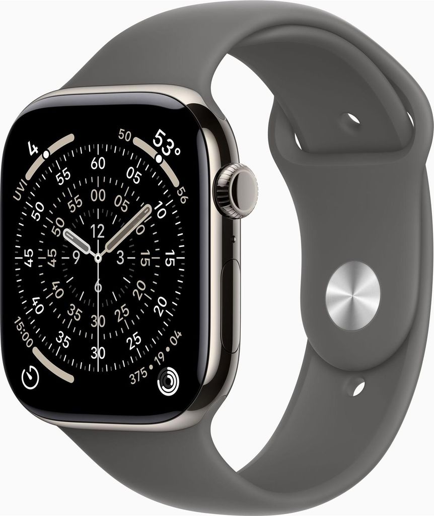 Apple Watch Series 11 GPS + Cellular - 46mm - Natural Productafbeelding 