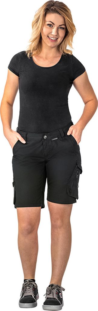 PLANAM Norit Damen Short 6468-weiß/zink  Größe L Produktbild 