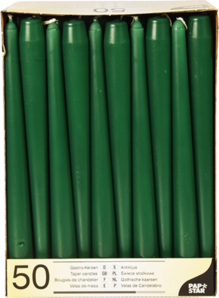 Papstar 17969, Kulatý, Zelená, 7 h, 50 kusů Obrázek produktu 