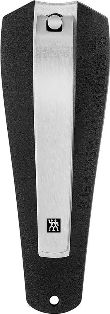 Coupe-ongles 90 mm noir précis pour ongles épais avec étui protecteur