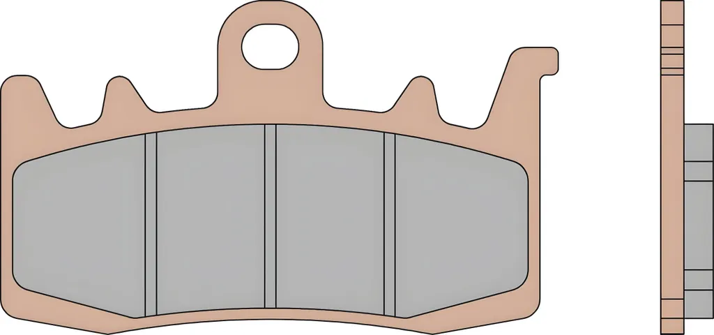 Plaquettes de frein Malossi MHR synthétiques Sinter pour Scooter 50cc