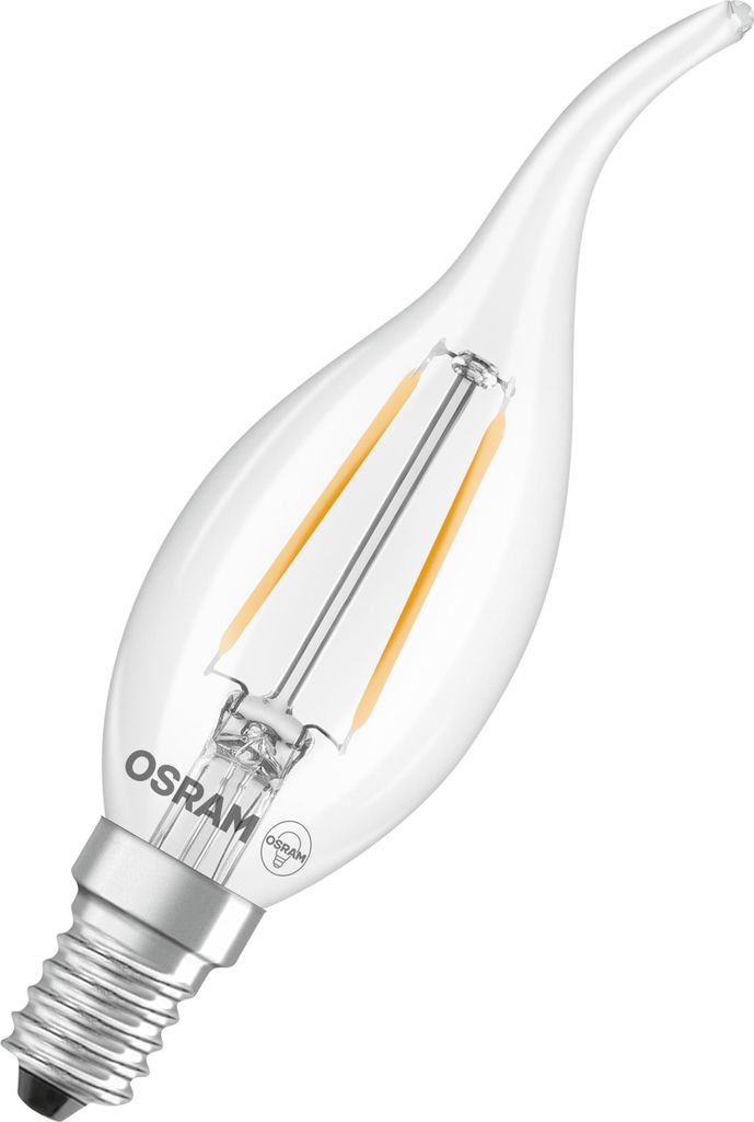 OSRAM 4099854468797 LED-Lampen, klassische Windstoß-Minikerzenform 1.8 W 250 lm