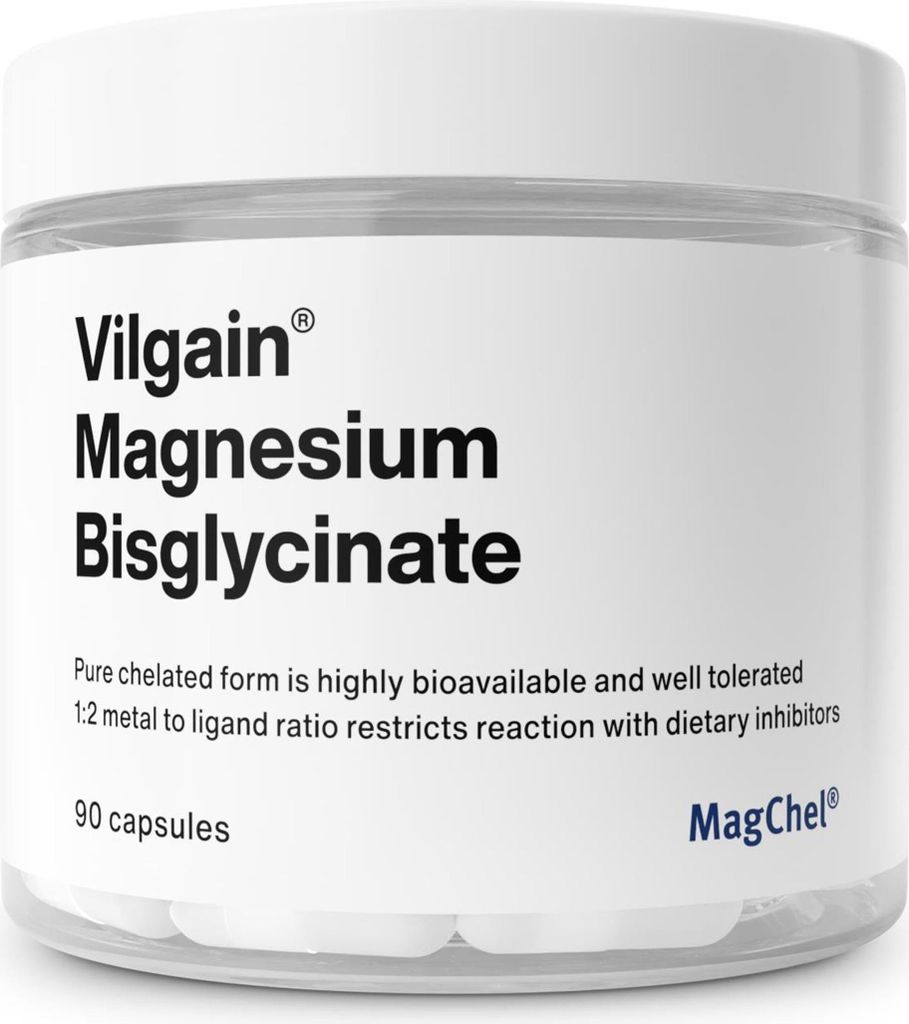 Vilgain Magnesiumbisglycinaat, 90 capsules Productafbeelding 