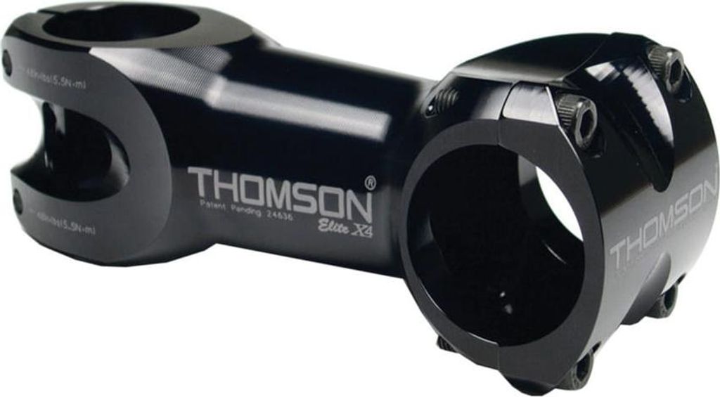 THOMSON SM-E132 black 1-1/8' A-Head Vorbau 'Elite X4', Länge: 90 mm / 0°, Lenker: 31,8 mm, schwarz