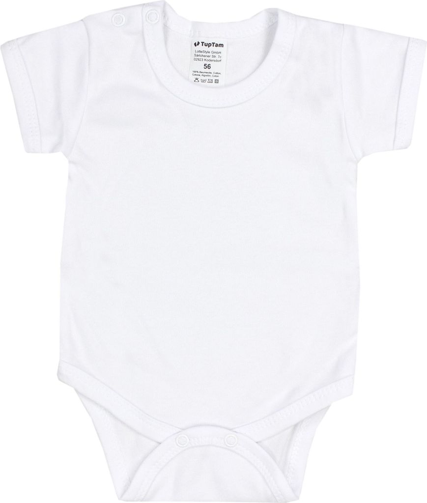 NAME IT Baby Bodys 5er Pack Kurzarm – 100 % Bio-Baumwolle, Weich & Bequem – Mit Druckknöpfen Im Schritt