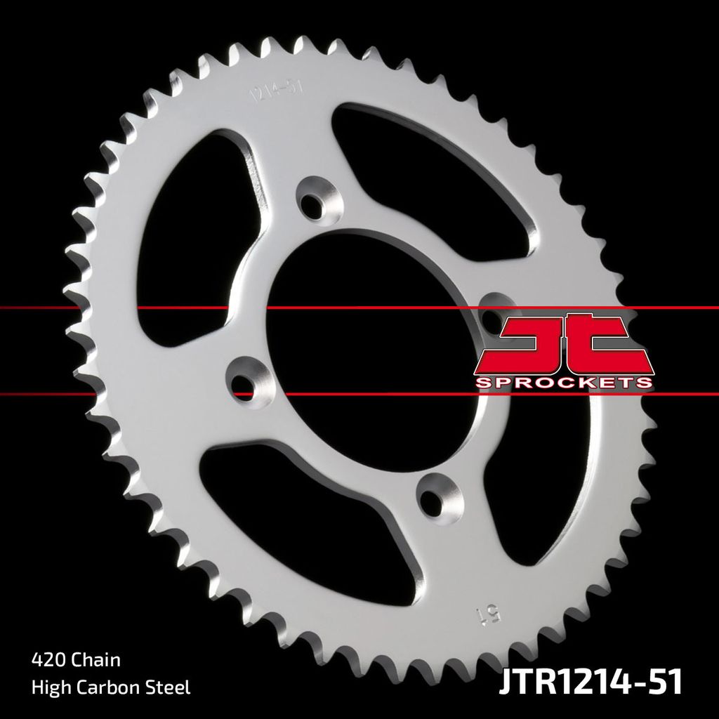 Kettenrad JT Sprockets 420 51Z Innendurchmesser 80mm Lochkreis 100mm