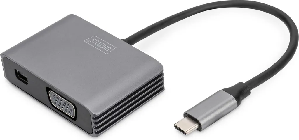Digitus DA-70825 Adattatore Video USB-C Portatile 2-in-1 4K VGA
