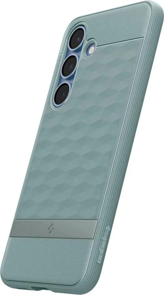 Coque Samsung S25+ Plus avec Grip Amélioré Spigen Parallax Mag Vert