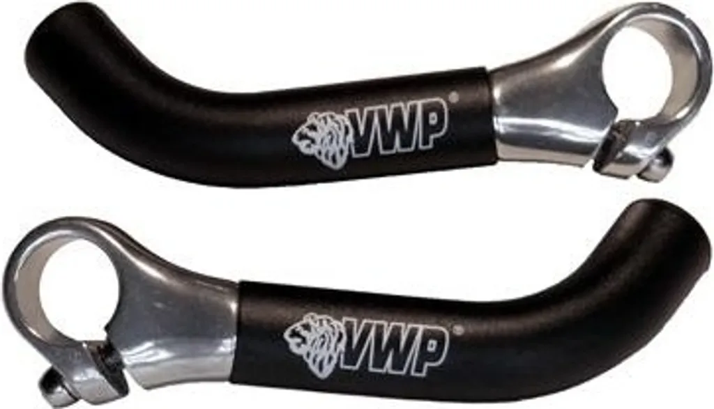 Cornes de Guidon Vélo de Route et VTC Aluminium Noir 15cm pour Voyage