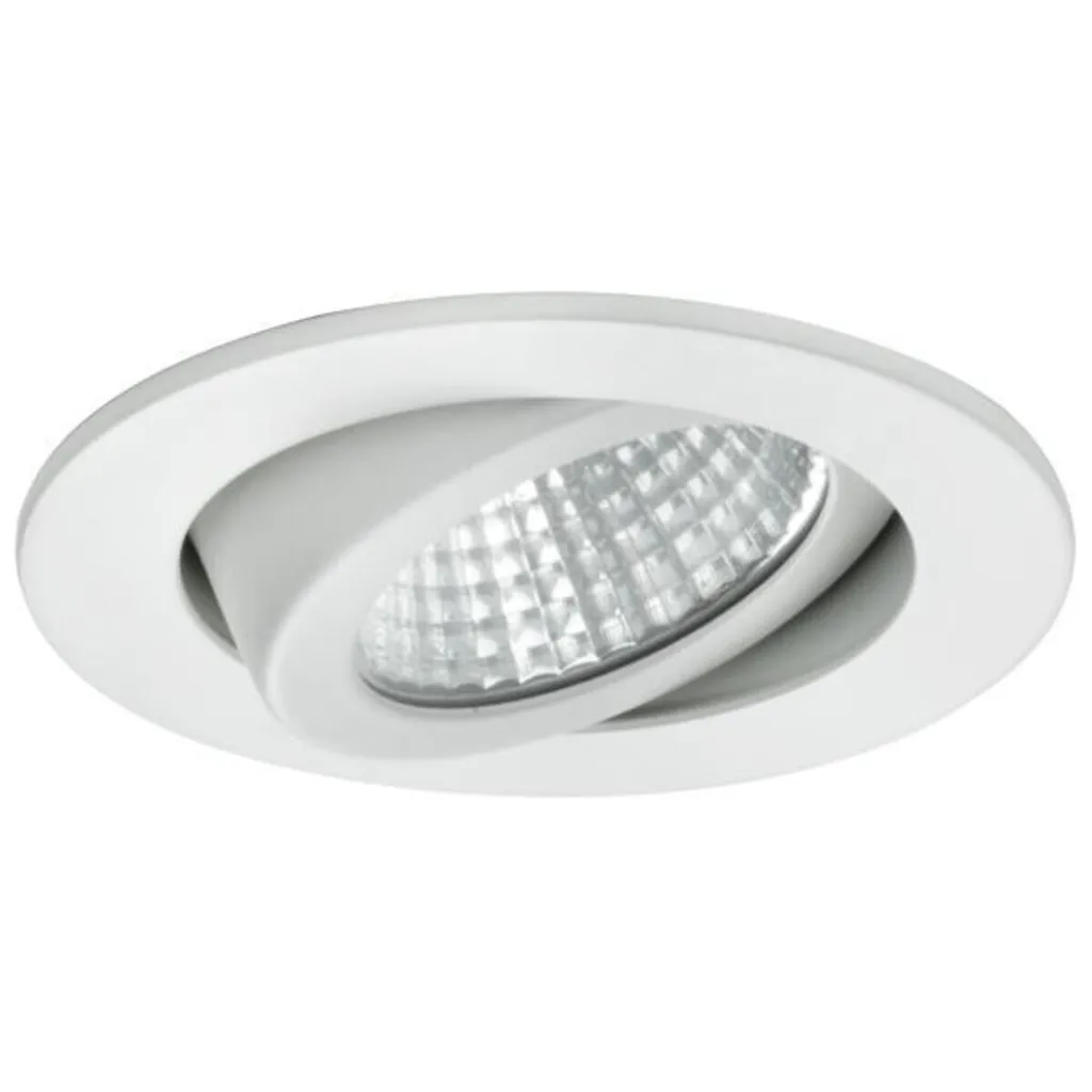 Spot LED à encastrer Brumberg 3000K blanc mat pour plafond moderne