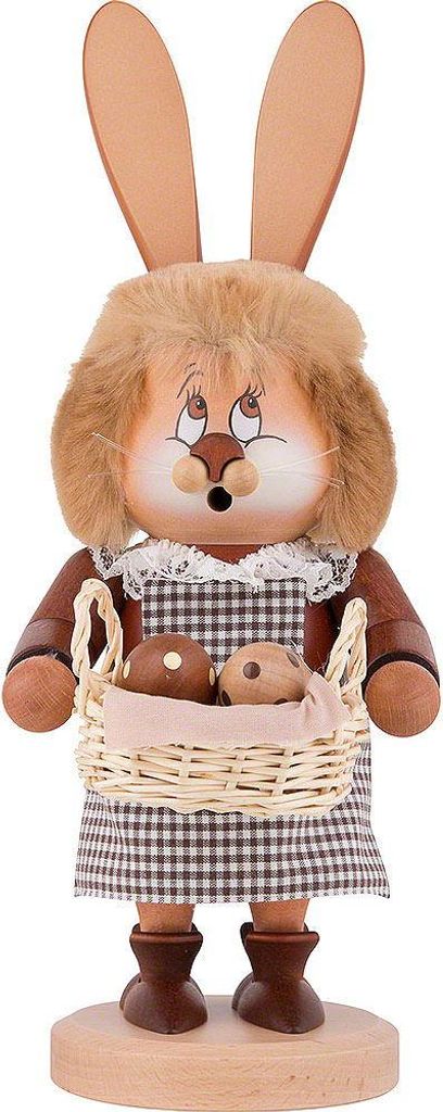 Wichtel Häsin (33,5cm) Räuchermann von Christian Ulbricht