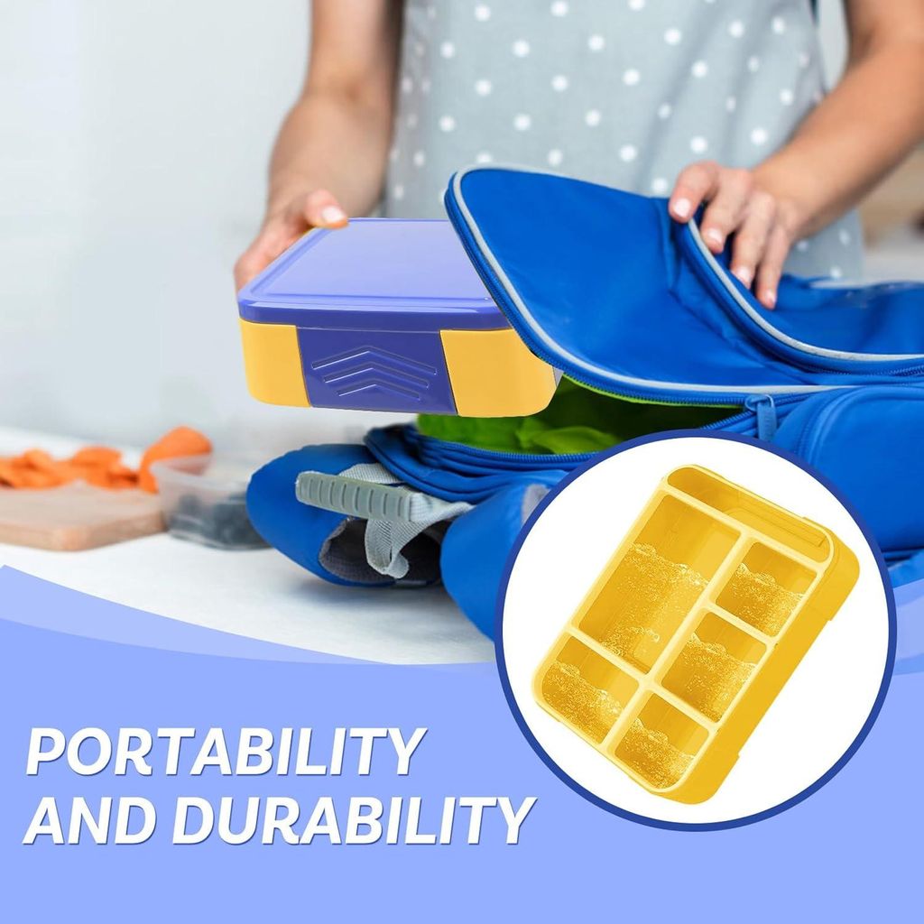 Brotdose Kinder Mit Fächern, Lunchbox Kinder, Bento Box