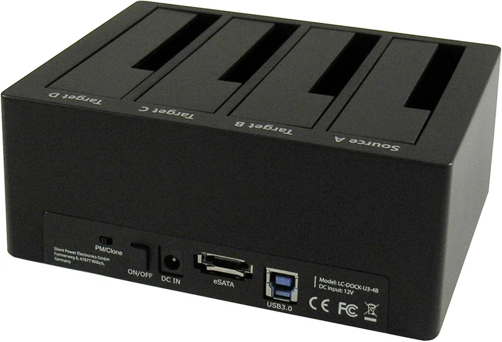 Accédez à 4 disques simultanément avec le LC Power LC-DOCK-U3-4B USB - 2