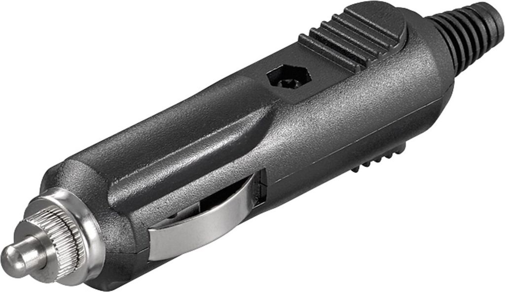 Goobay 11403, Cigarette lighter, Čierna, Samec, Priamy, 12 Obrázok produktu 
