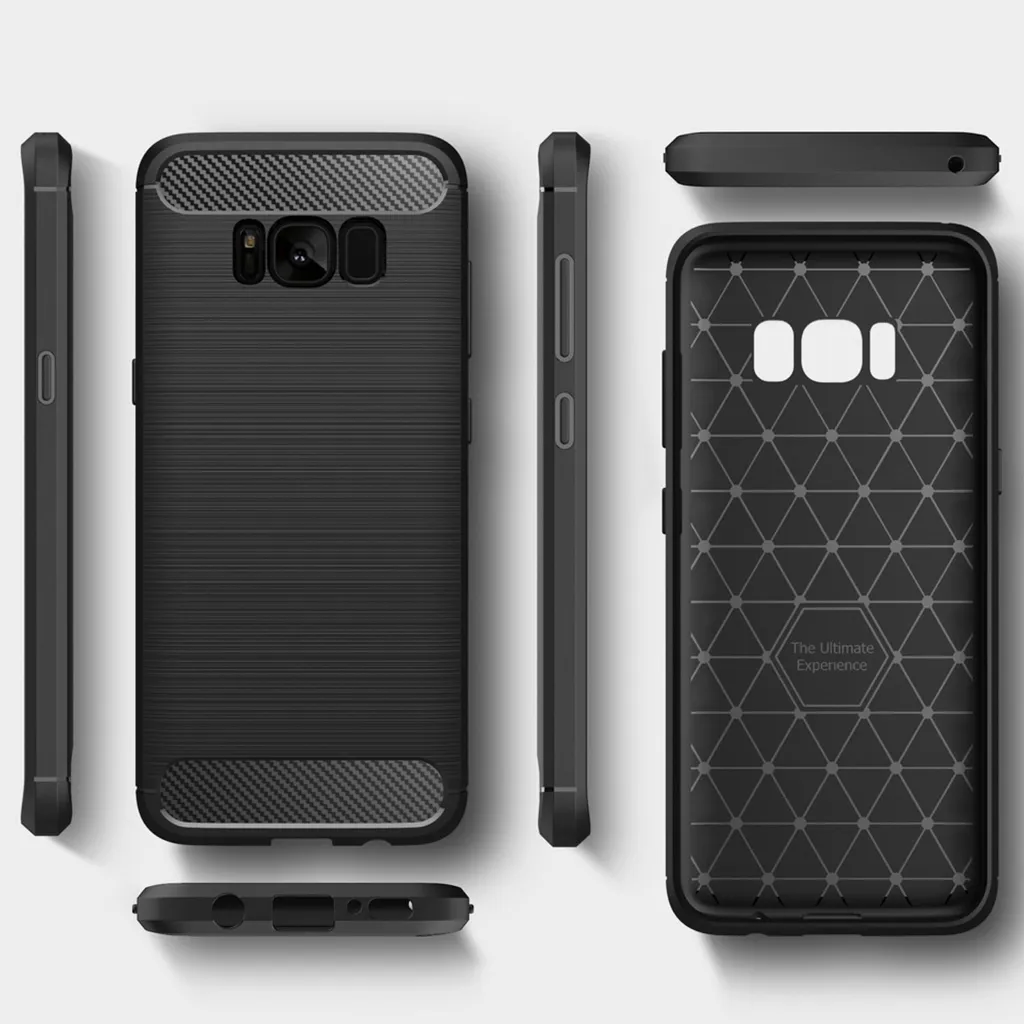 Custodia Protettiva Samsung S8 NALIA - Silicone Nero Premium Soft - 8
