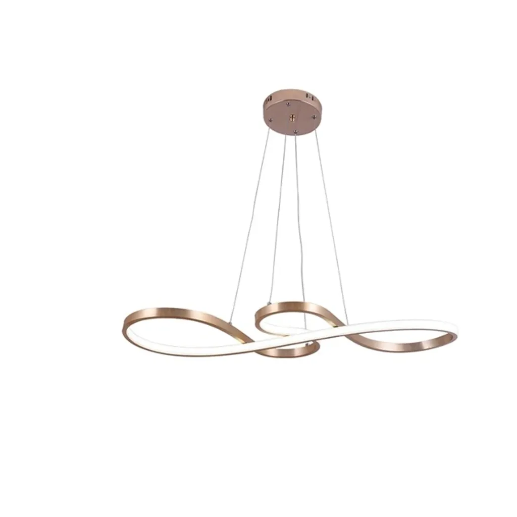 Lampada LED Design Oro 75cm 50W | Illuminazione Artistica Dimmerabile