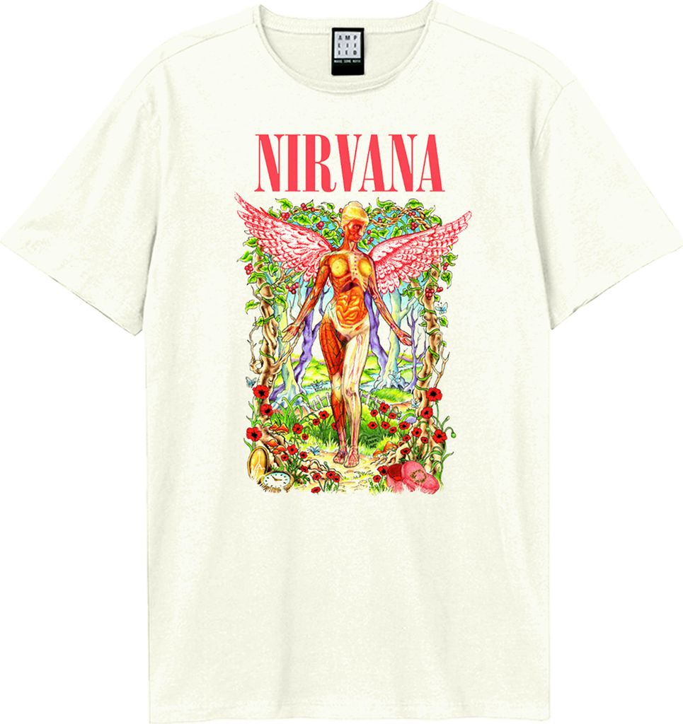 Amplified - "In Utero Wilderness" T-Shirt für Herren/Damen Uni GD1745 (XXL) (Altweiß)