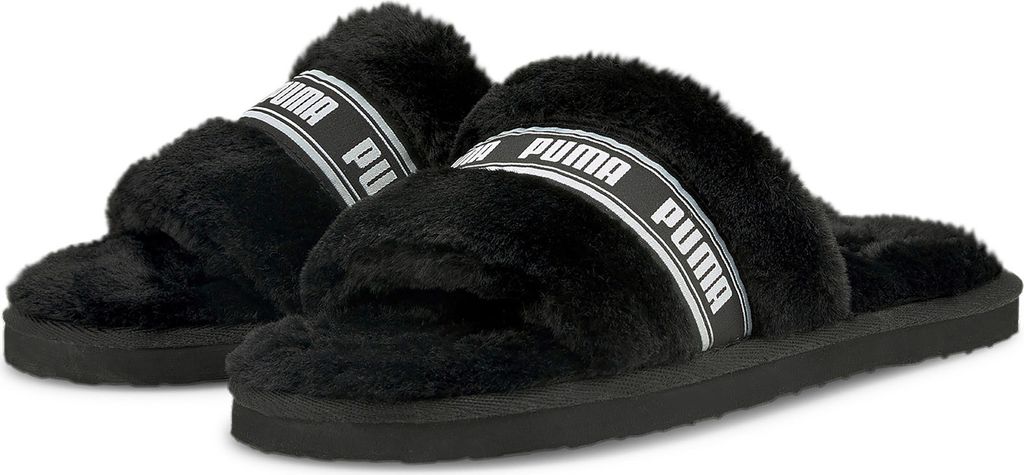 Puma Fluff Black White Größe EU 37 Normal