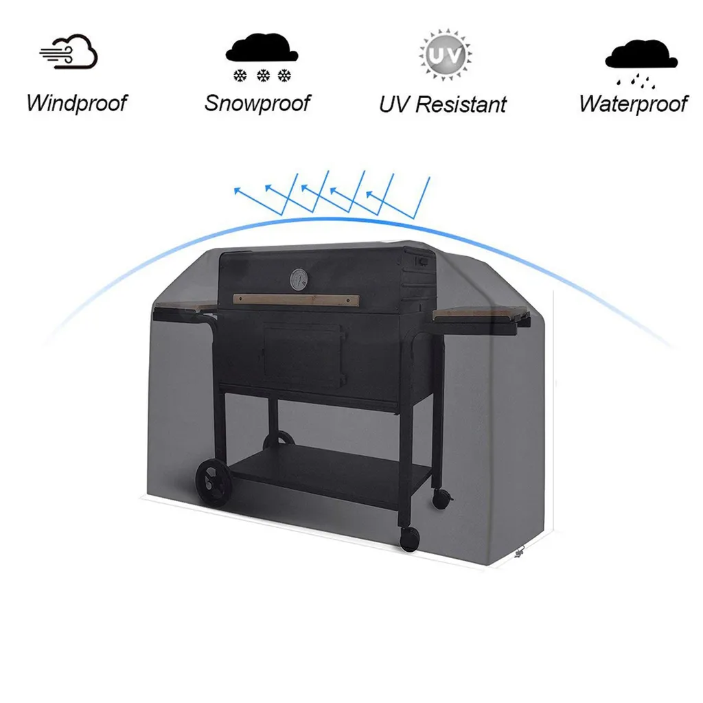 Housse de protection pour grand barbecue extérieur étanche et résistante - 4