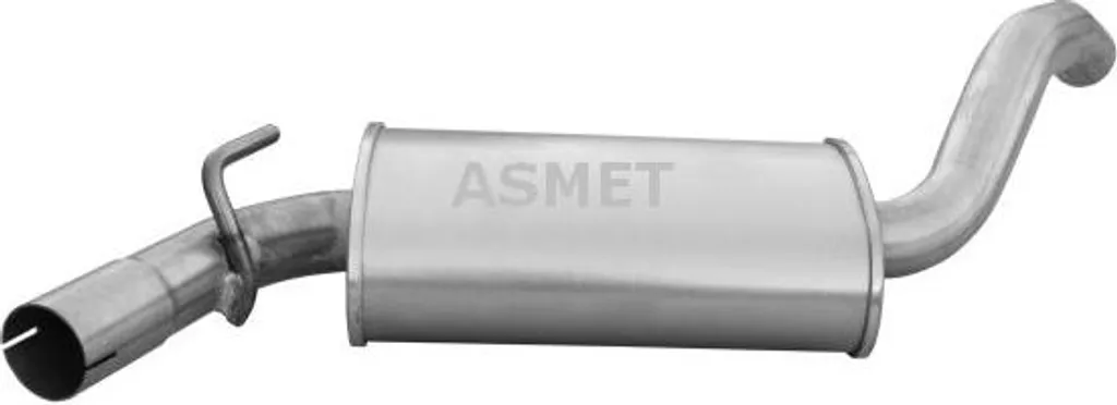 Silencieux central ASMET 3036 pour Golf III et Vento OE 1H0253409B