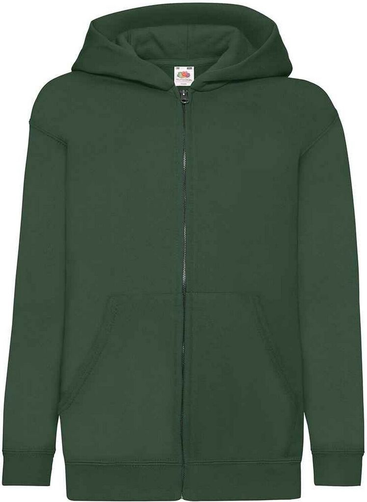 Fruit of the Loom - Sweatshirt, mit Kapuze für Kinder PC4140 (170) (Flaschengrün)