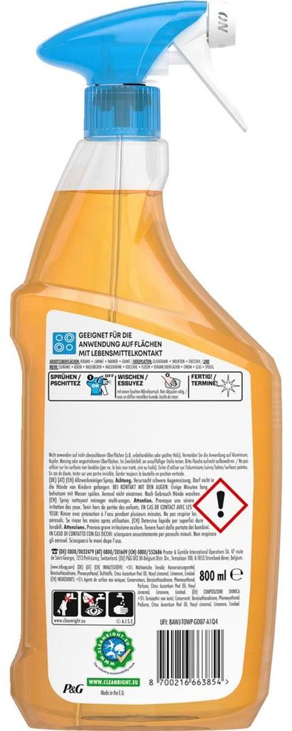 Meister Proper ORANGE Küchenreiniger 800 ml Produktbild 