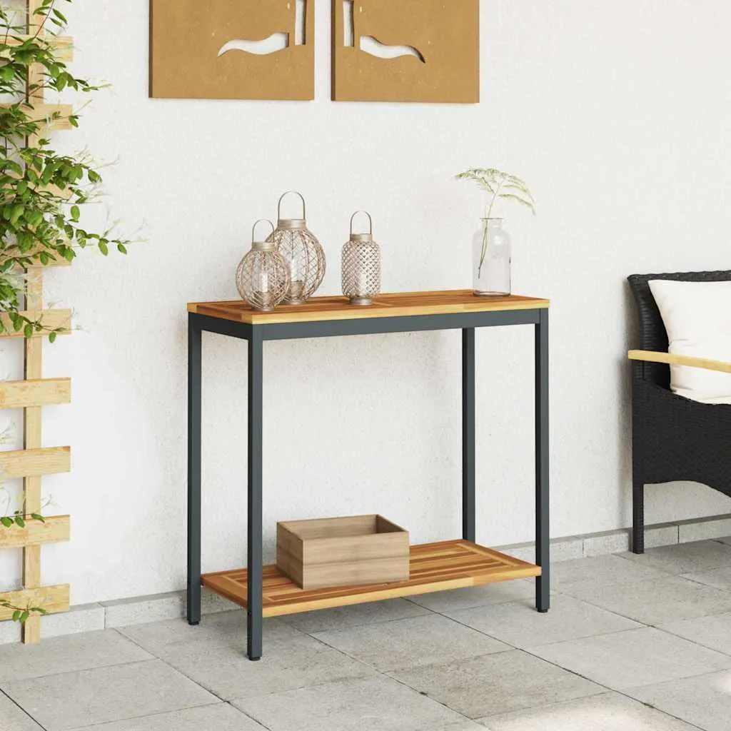 Table pour terrasse étroite vidaXL meuble d'appoint bistrot - 4