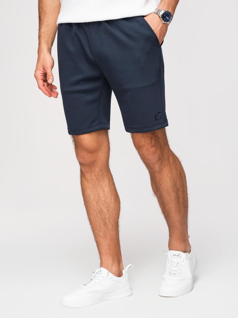 OMBRE Shorts Regular Fit mit elastischem Bund OM-SRBC-0153 dark blue M