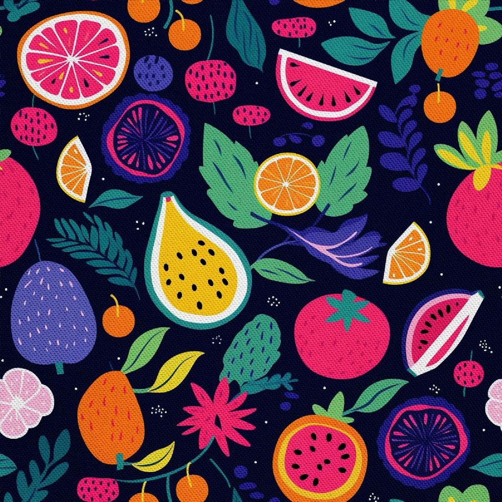 OUTDOOR DEKOSTOFFE OXFORD - Motiv Obst | DX6292