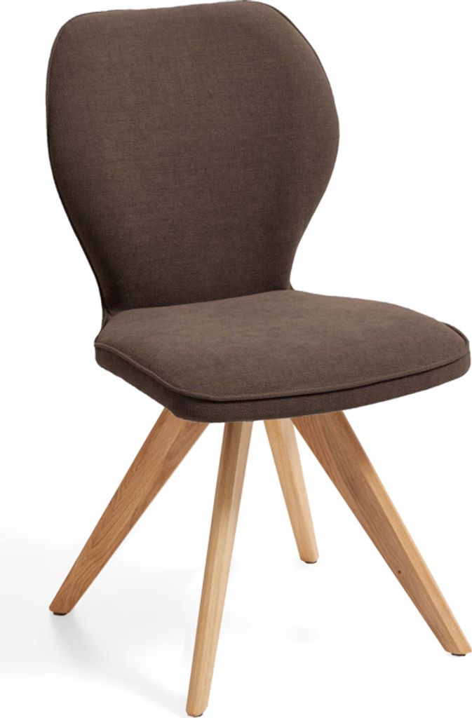 Niehoff Sitzmöbel Colorado Trend-Line Design-Stuhl Wildeiche/Webstoff - 180° drehbar