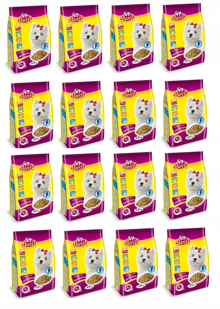 Basilico Pollame 500g: 16 Confezioni di Amore e Salute per il tuo Cane