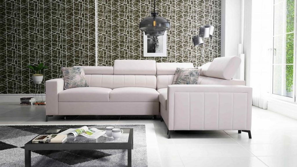 L-förmiges Sofa Eckcouch BALTIC II Farbe wählbar TOP Qulaität