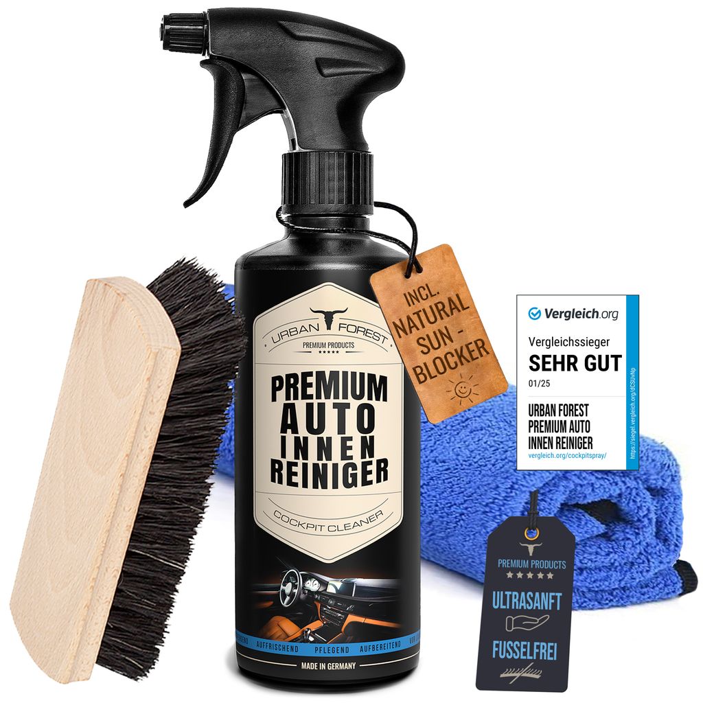 URBAN FOREST® Premium Auto Innenreiniger Set 500ml Produktbild 