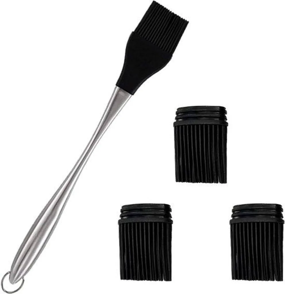 Accessoires de barbecue et pâtisserie - Lot de 4 pinceaux silicone