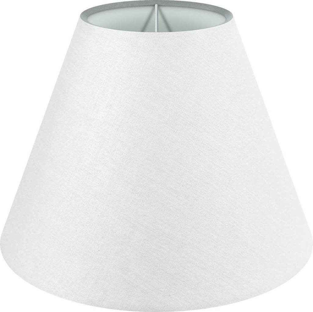 Wogati® Premium Lampenschirm E14/E27 Baumwolle | Weiß / Produktbild 