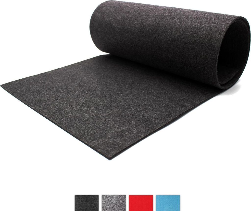 Filz Tischläufer anthrazit CASORO, 40x150