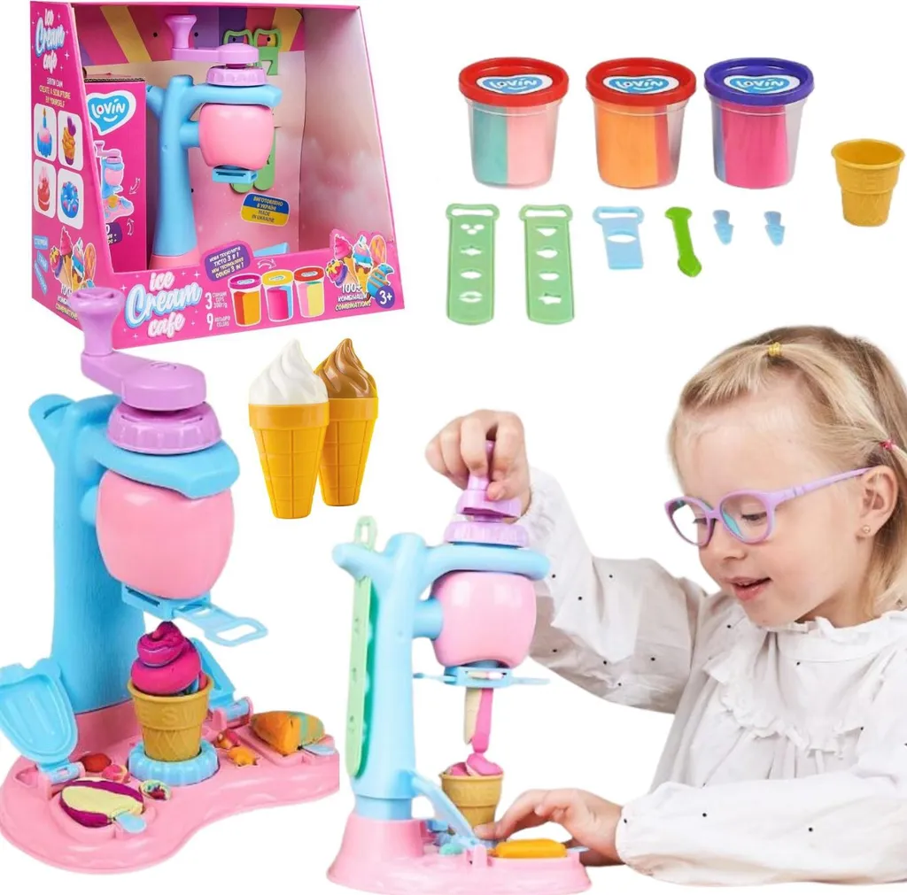 Jouet d'imitation gâteau et glace - Dinette complète pour petit pâtissier