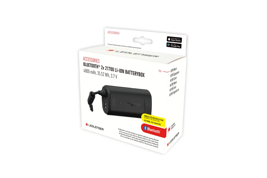 Batterie Bluetooth 2x21700 Ledlenser : Solution Autonomie pour Gamme H