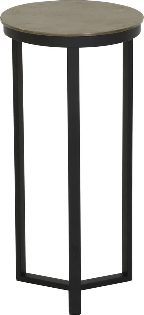 Colonne Retiro Light & Living Noir Mat et Bronze Ancien - Ø30x60 cm