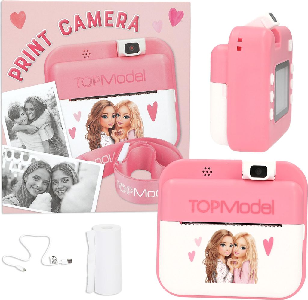 DEPESCHE TOPModel Print Camera schwarz weiß Bilder pink