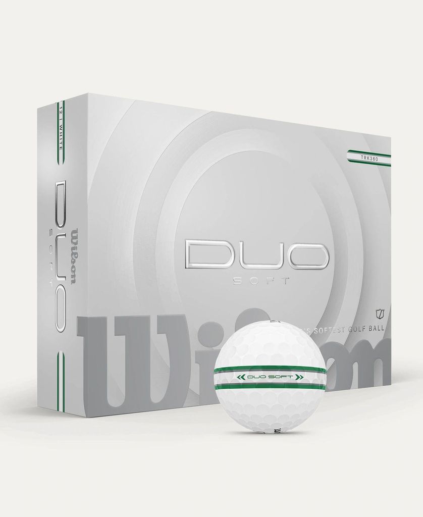 Wilson Duo Soft TRK Green 360 White Golfbälle