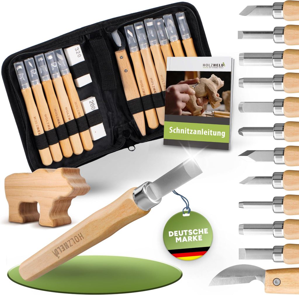 Design AS GmbH Schnitzset 17-teilig schwarz Sonstige Produktbild 