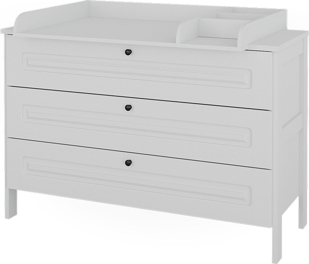 Fasciatoio Vitalispa Ajaton Bianco 133 x 98.4 cm con 3 Immagine del prodotto 