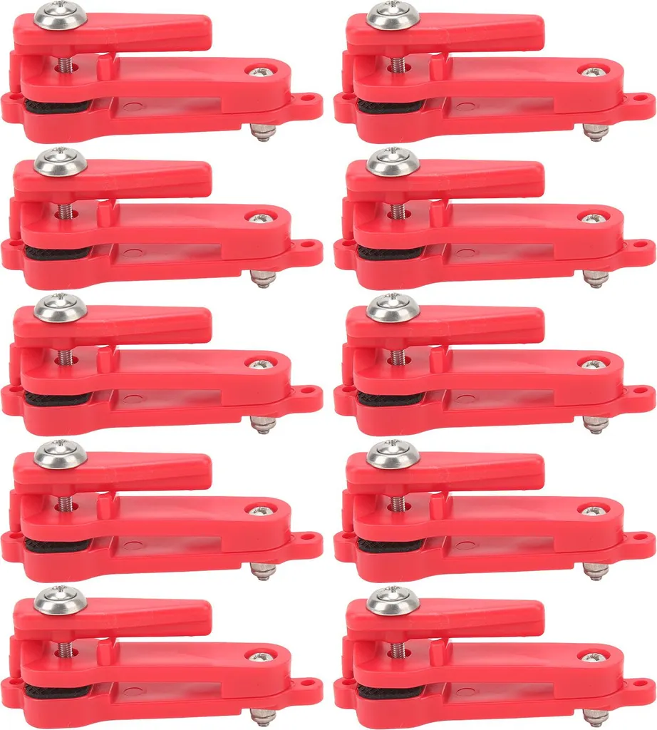 Lot de 10 Clips de Libération de Tension pour Pêche à la Traîne Off-Shore
