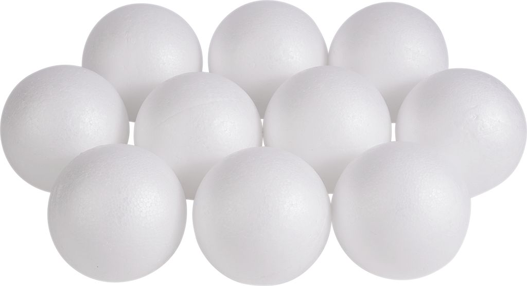 VBS Styroporkugel, Ø 12 cm, 10 Stück