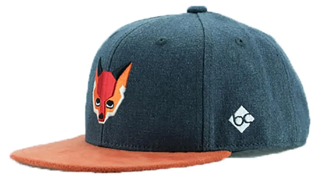 Casquette Enfant pour Soleil et Sport - Snapback Forest Fox Grey Réglable