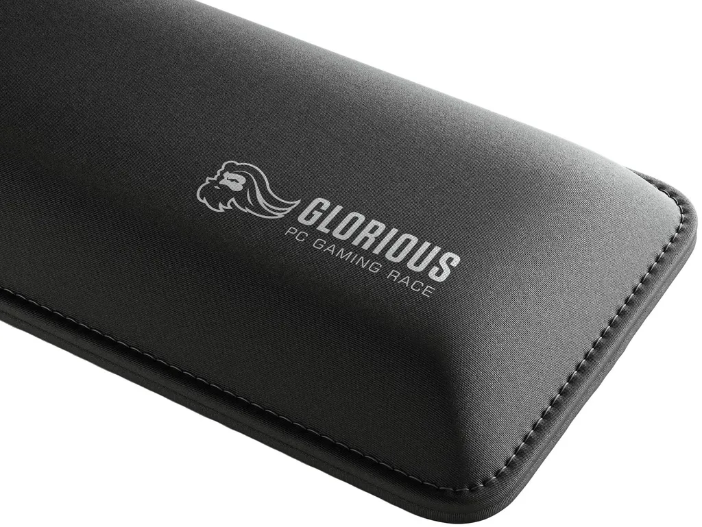 Glorious GWR-75 Repose-poignets Noir Gaming Race pour Clavier Compact